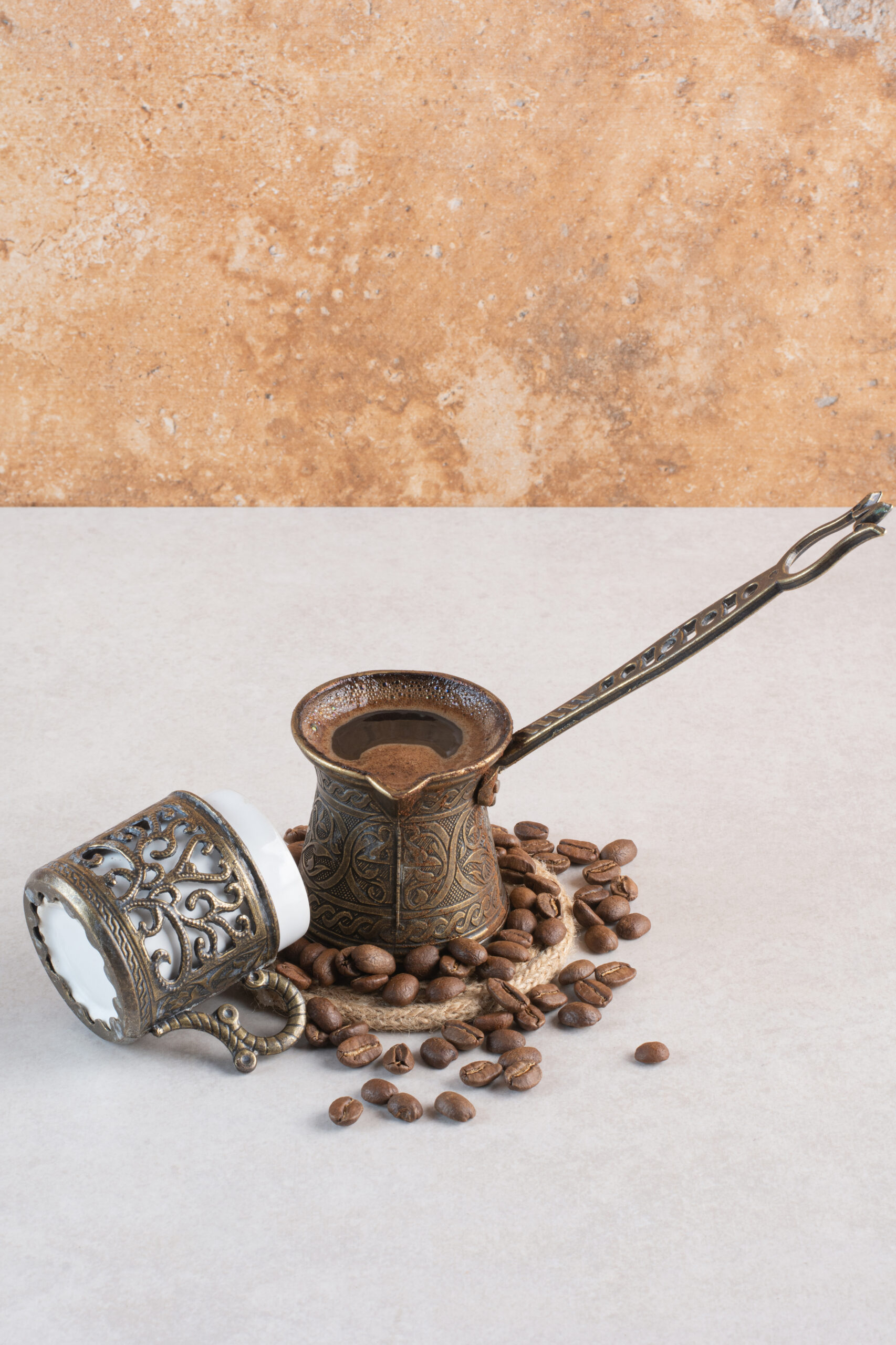 delicious cup of aroma fresh cup of coffee beans