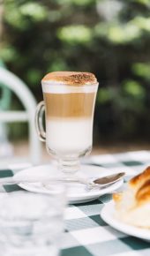 delicious coffee with milk